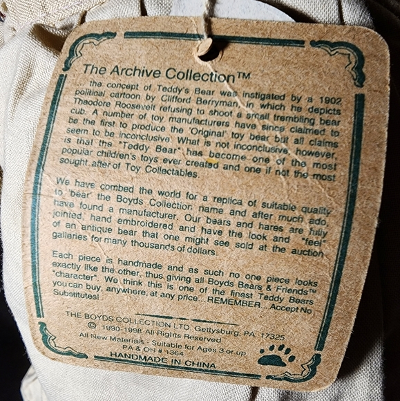 Boyds Bears Ottilie Wilhelmina - Picture 4 of 5